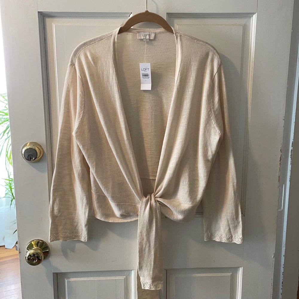 Loft Bolero Sweater Sz L - Picture 1 of 5